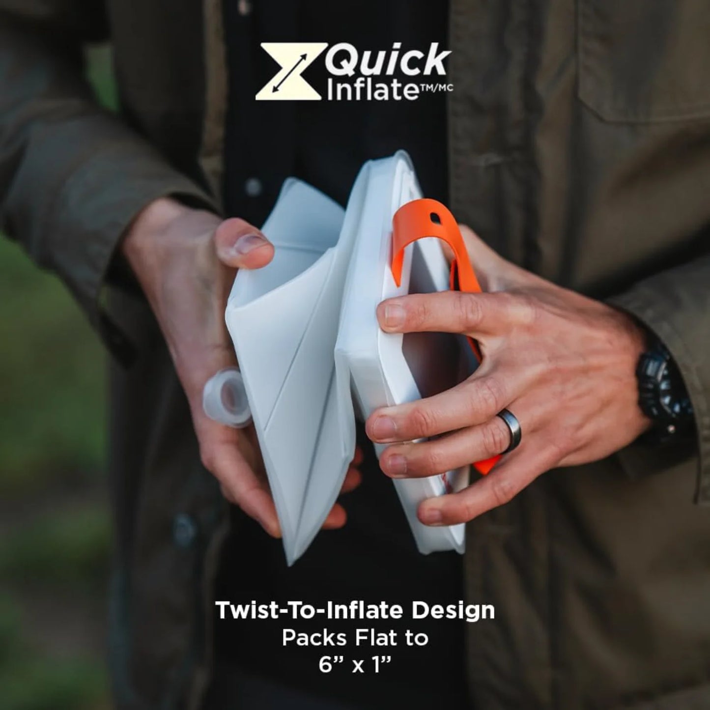 Noryca Quick Inflate 2-in-1 Solar Camping Lantern and Phone Charger