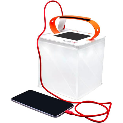 Noryca Quick Inflate 2-in-1 Solar Camping Lantern and Phone Charger